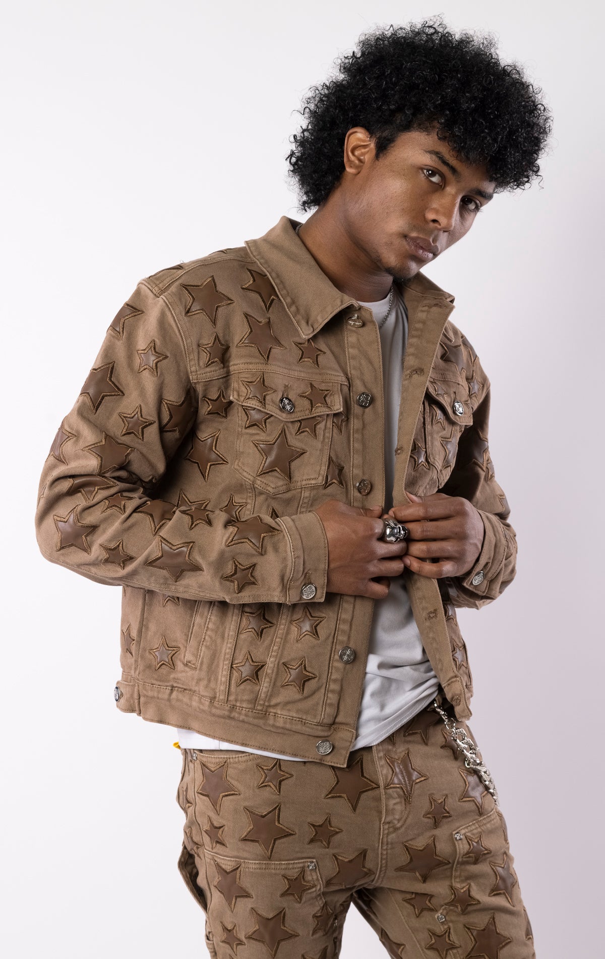 Obsidian Stars Denim Jacket